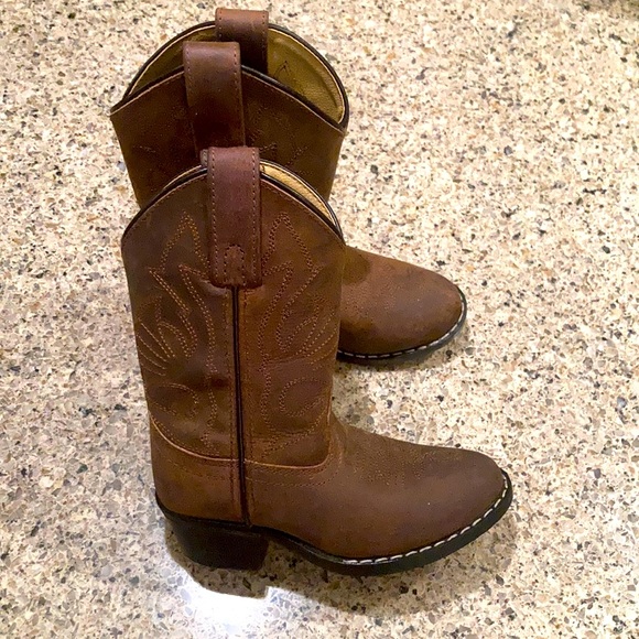 Masterson Shoes 9 Toddler Masterson Boot Co Brown Cowboy Boots